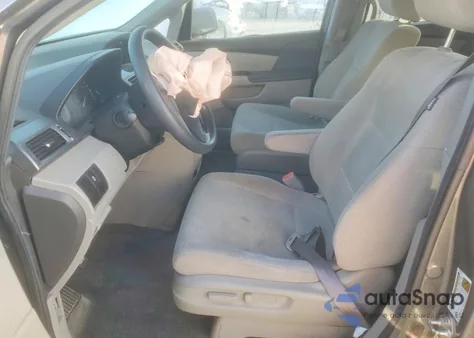 2012 Honda Odyssey Lx из США, поврежденный, VIN 5FNRL5H29CB107586